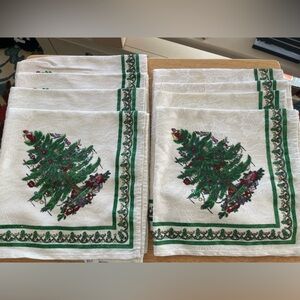 🎄Spode Christmas Tree 8-pc napkin set